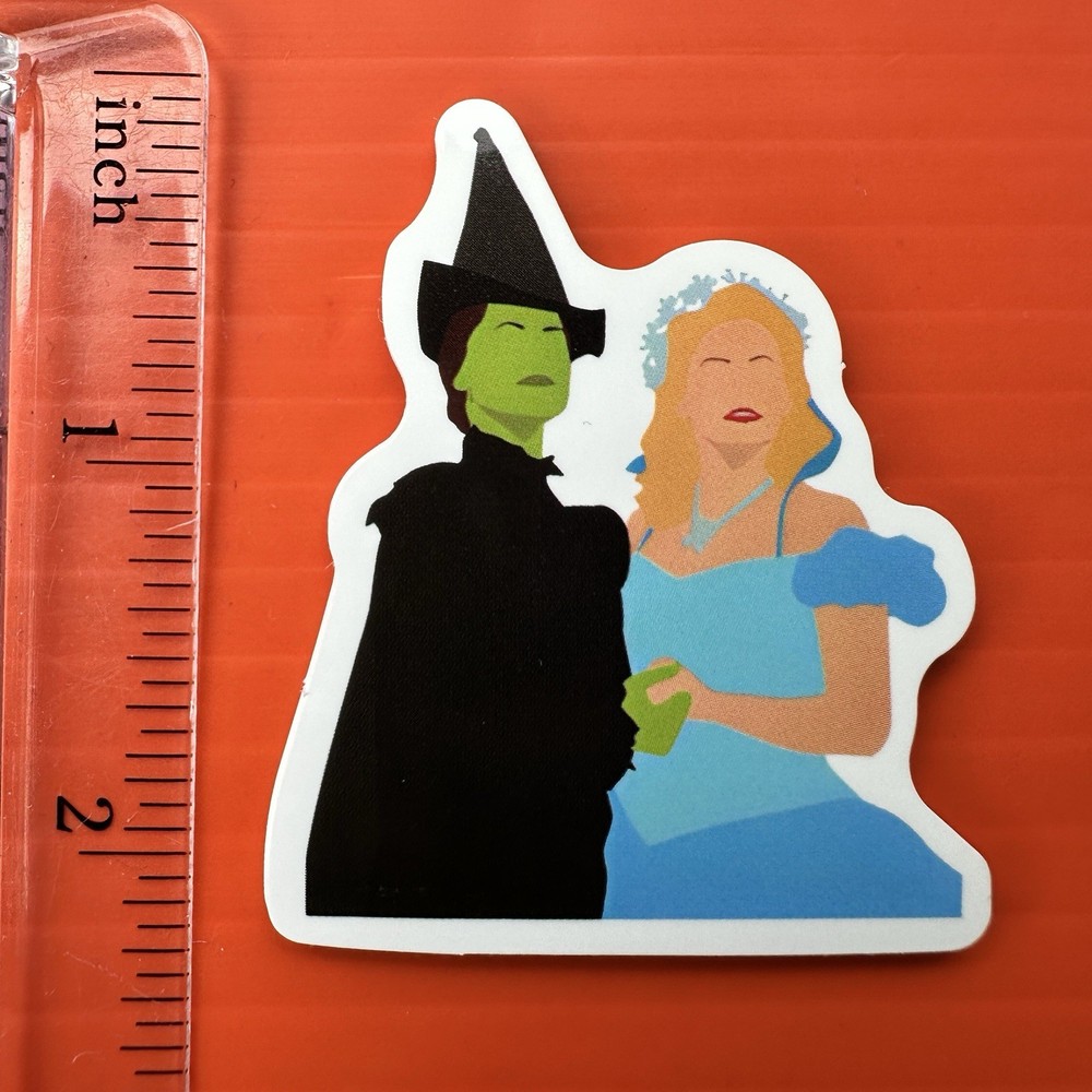 Wicked Sticker Elphaba and Glinda