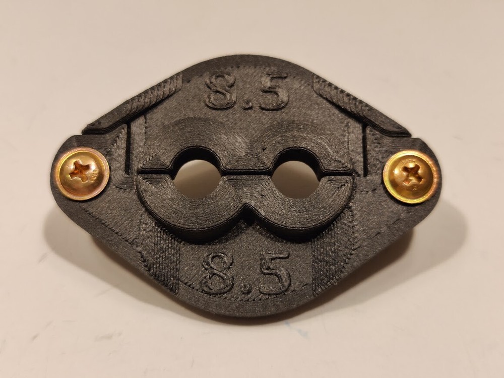 Engine Baffle Ignition Wire Seal - Two Wire - Zero Degree (Straight Thru)