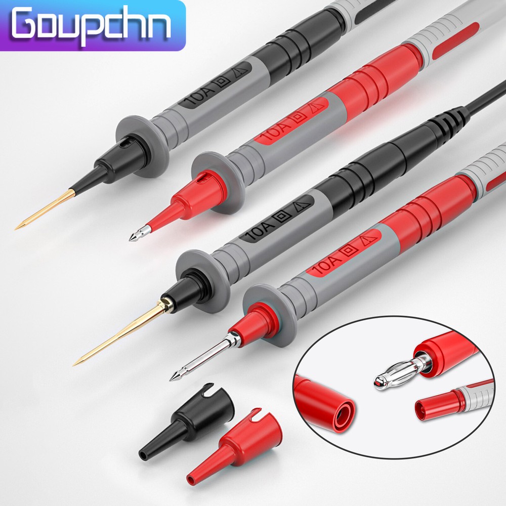 35PCS Multimeter Test Lead Kit with Alligator Clip Wire-Piercing Probe Test Hook