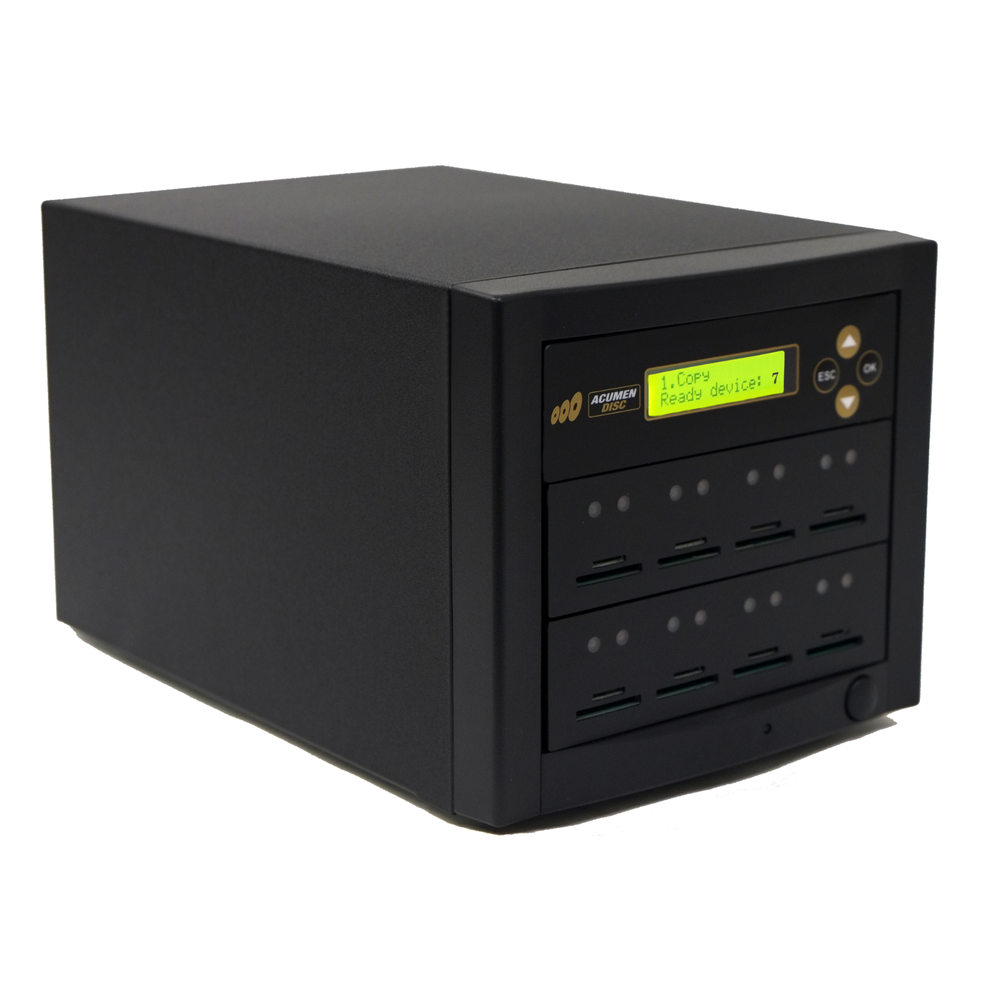 1 to 7 SD / MicroSD Duplicator - Secure Digital TF Memory Copier/Eraser 35MBps