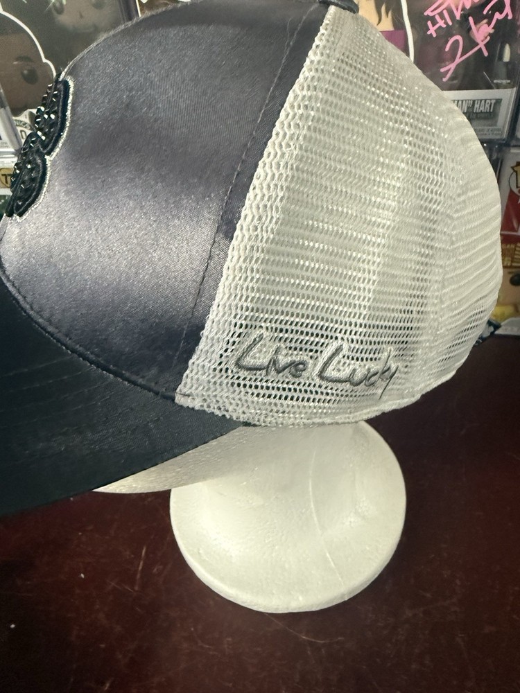Black Clover Live Lucky Strapback Golf Hat / Cap - Womens Reflective Silver
