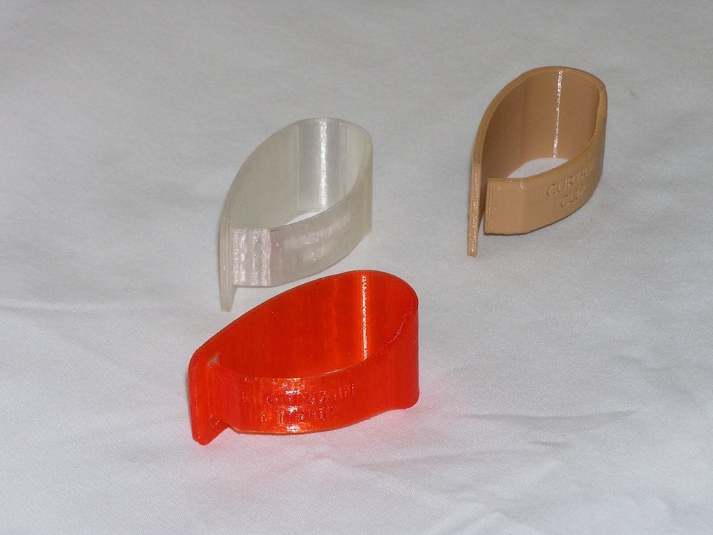 PRIVACY CURTAIN CLIP, 3 pack FREE SHIPPING