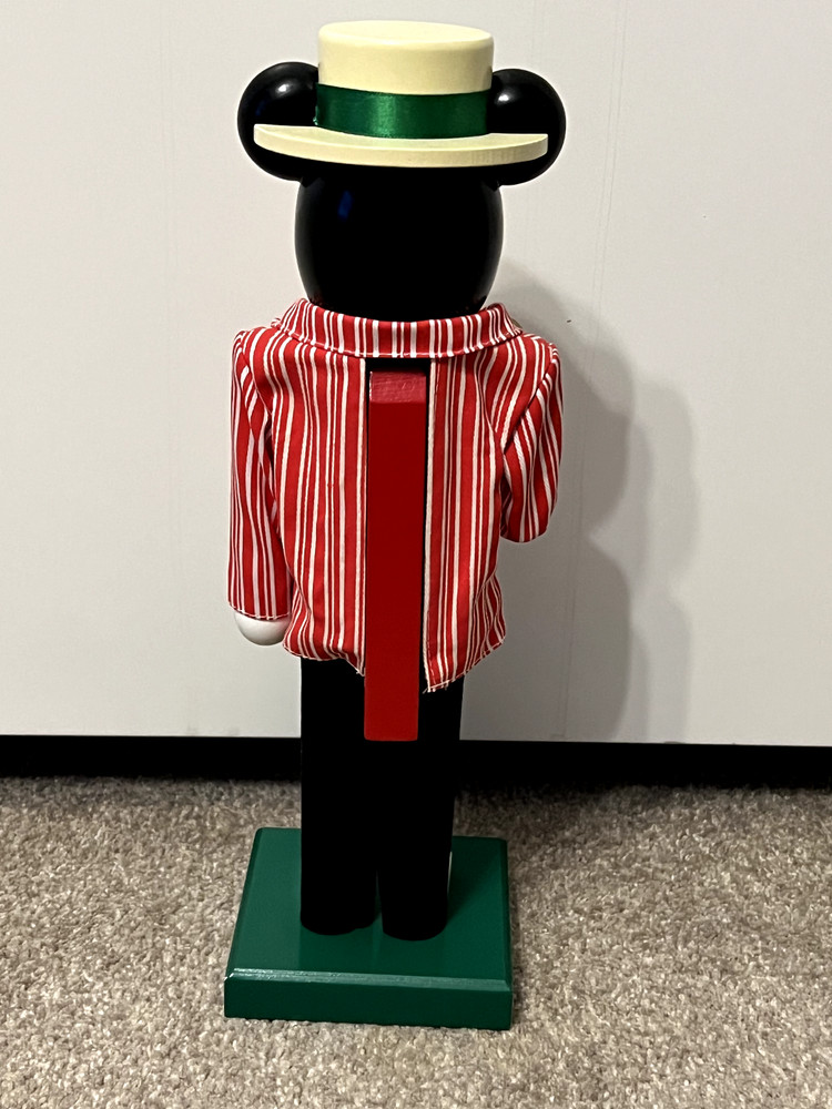 Disney Parks Nutcracker Figure Dapper Dan Mickey Mouse Limited Release 14" Rare