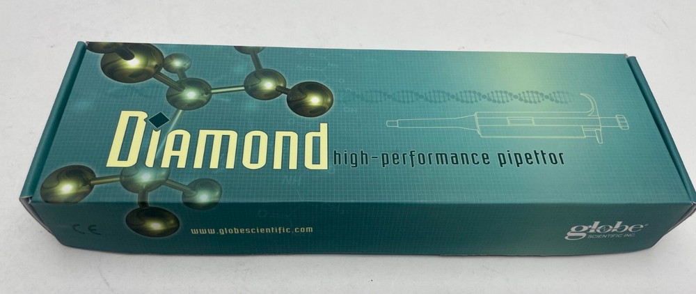 Globe Scientific Diamond High Performance Pipettor Violet 100UL 3302-100