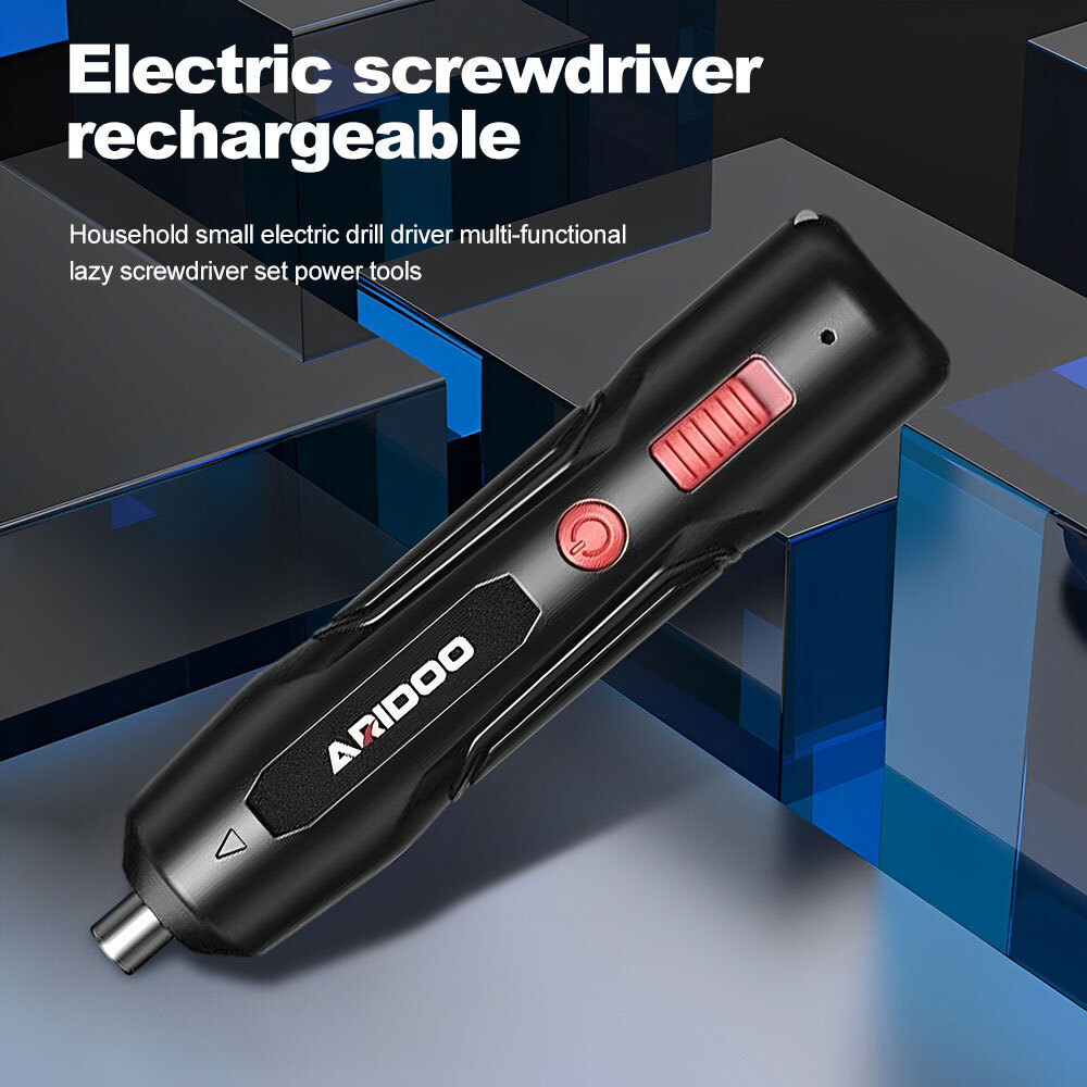 Mini Rechargeable Cordless Electric Screwdriver Drill USB Charging Power Tool