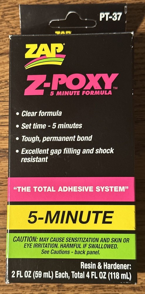 ZAP PT-37 | Z-Poxy 5 Minute Formula
