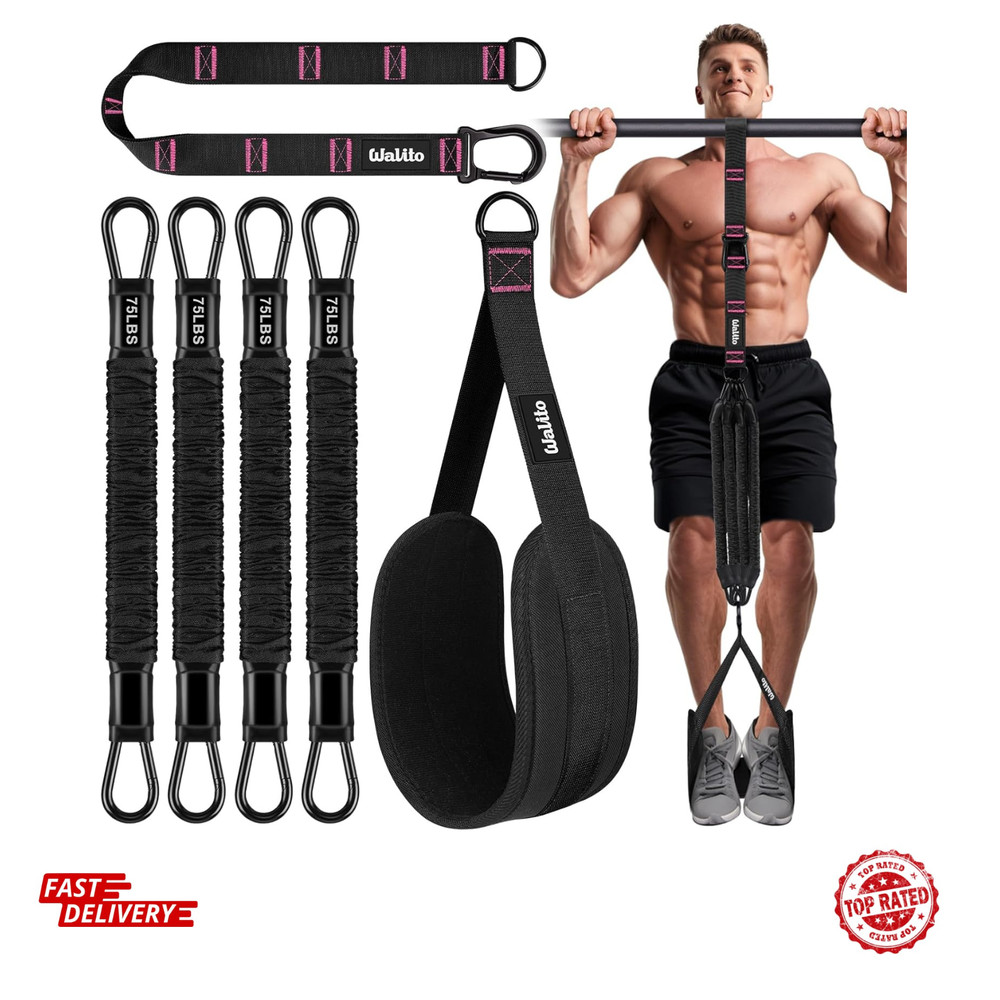 Pull Up Assistance Bands Set – Heavy Duty Resistance Bands 75–300lbs