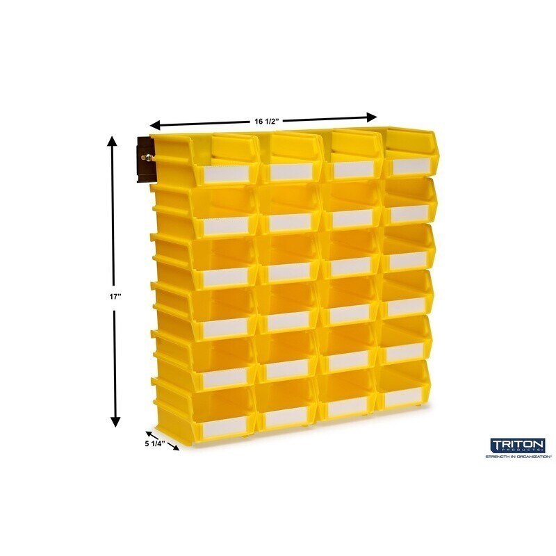 26 Piece Wall Storage Unit Interlocking Bins Organizer Garage Shop Tools Durable