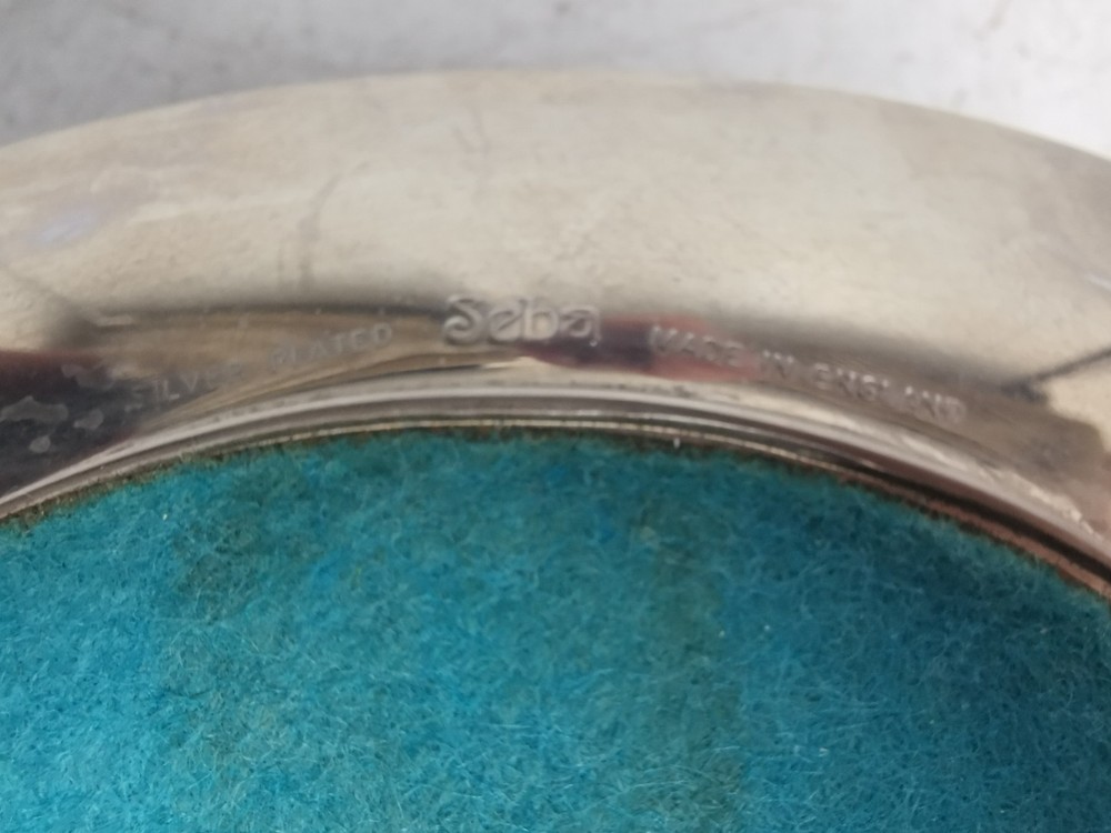 Vintage Seba Silver Plated Candle Stick Holder