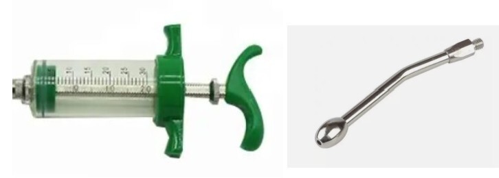 Nylon 50cc Drench gun w/ Dose Nut
