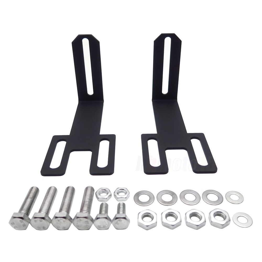 Headlight Strip Bracket Black For 2003 - 2019 Dodge Ram 2500 3500