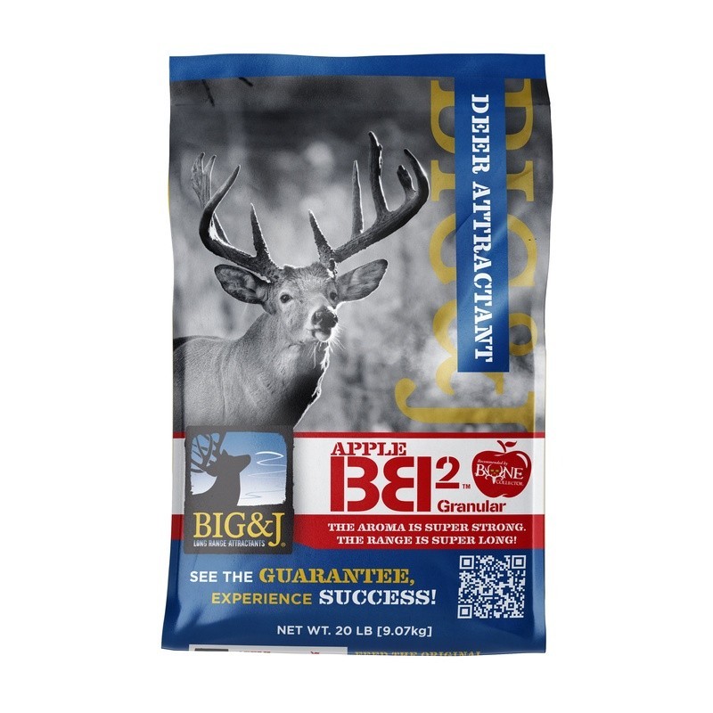 Apple Granular Deer Attractant Long Range Protein Formula 20lb Bag Antler Growth