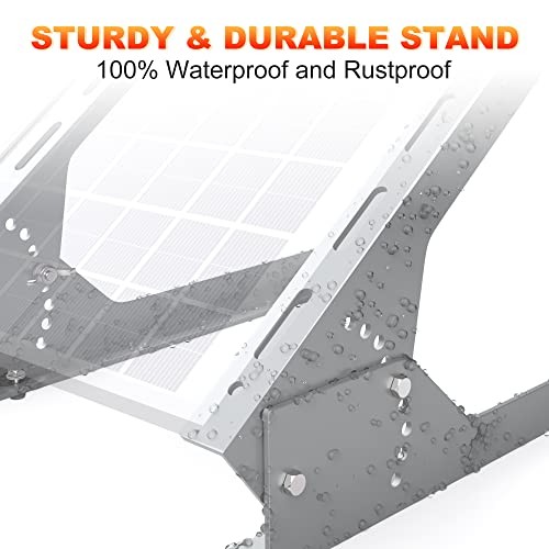 Solar Panel Mount - 13.8in Stand, Angle Adjustable (0-60 Mount Bracket