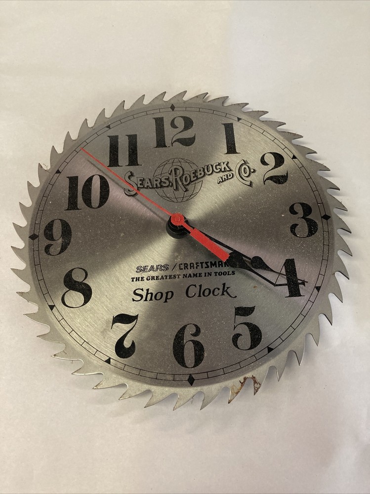 Sears Roebuck and Co. Saw Clock