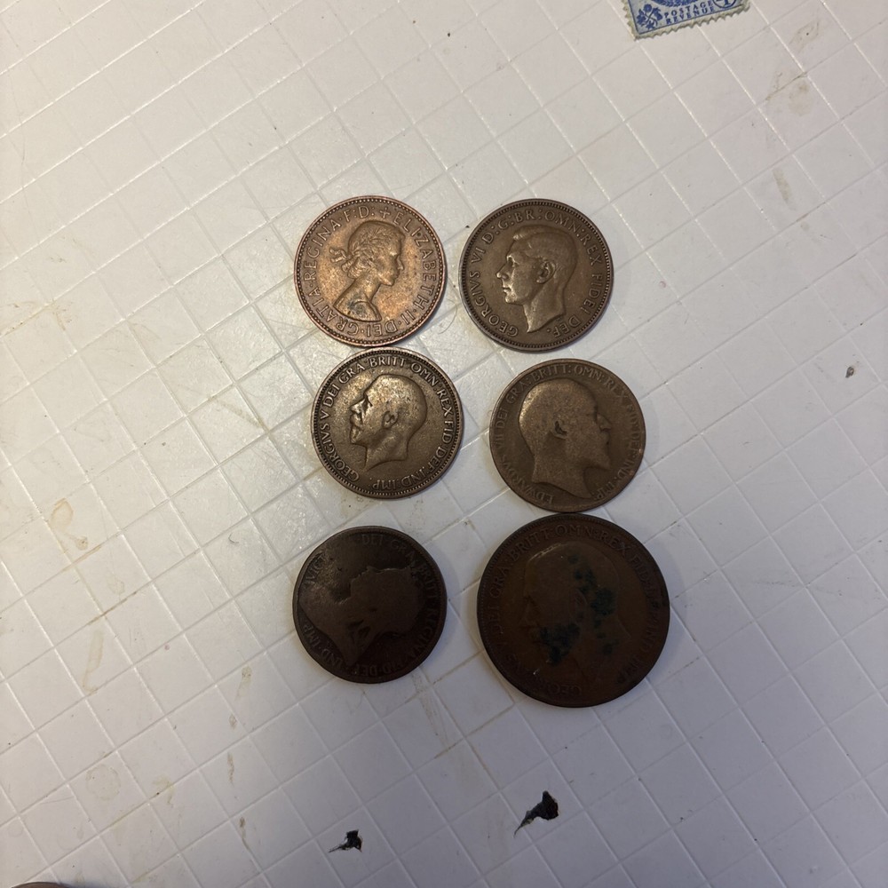 325 old pre decimal copper coins
