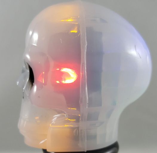 Light Up Spinner Ghost Head