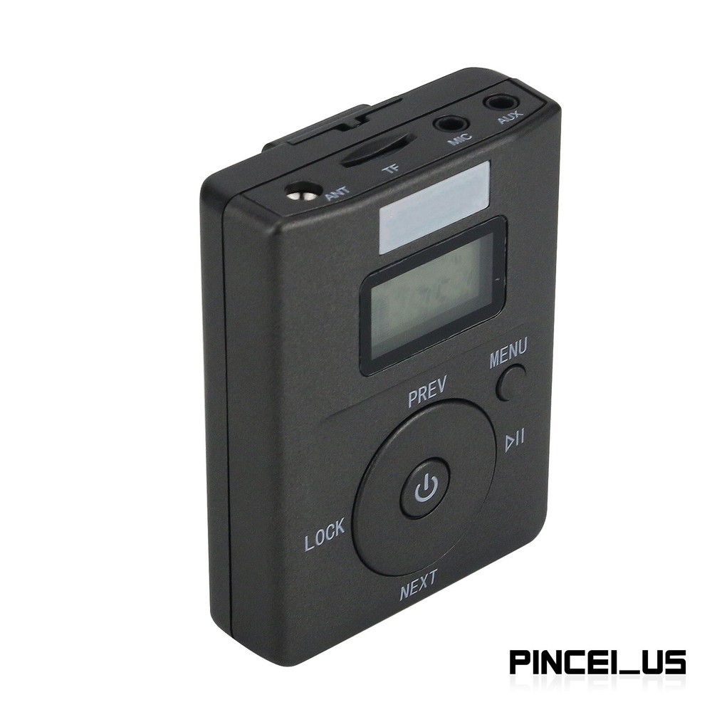 HRD-831 FM Transmitter Broadcast w/ Mic 500M Transmitting Support TF Card Micro