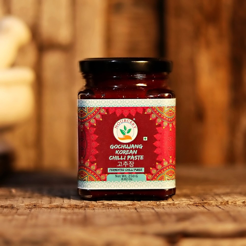 Nourcery Korean Gochujang Chilli Paste | Fermented Hot Sauce 250g