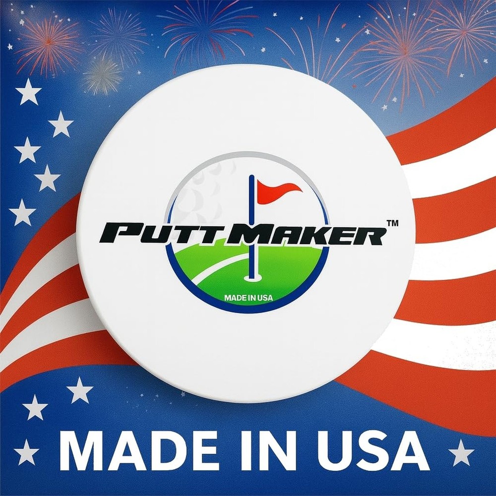 Putting Discs 4-Pack, Stocking Stuffer for Golfers, Golf Training Disk Access...