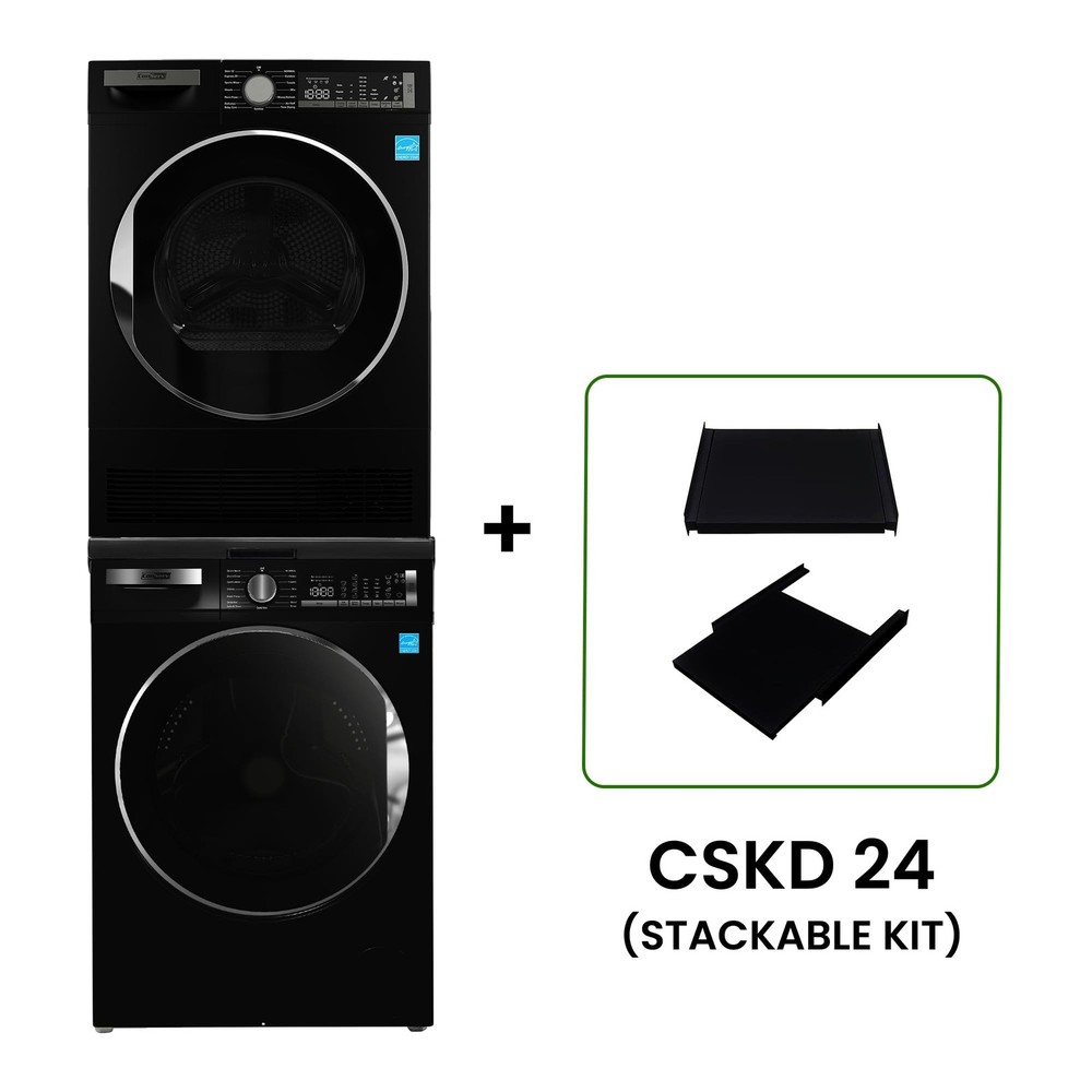 Conserv LUXE E-STAR STACKABLE Washer2.2cf 110 V+ Condensing Dryer4Cf 220V