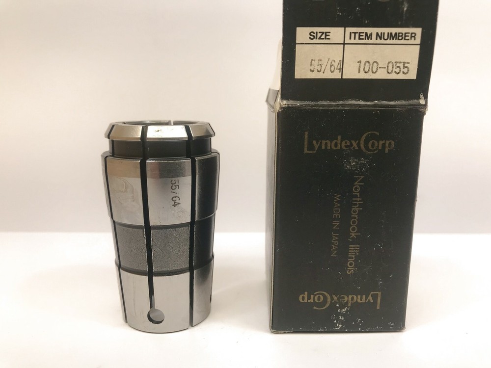 LYNDEX 55/64" Dia. TG100 100-055 New Collet 1pc.