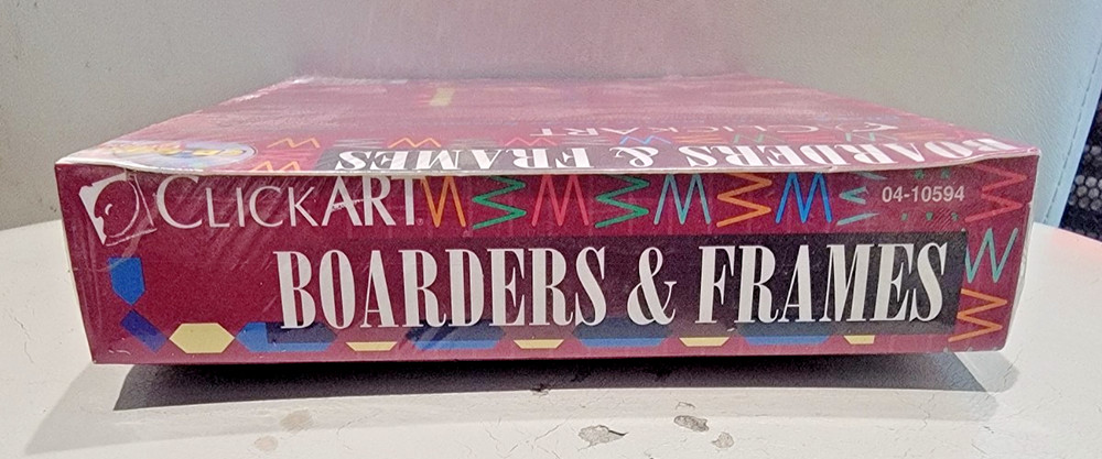 Boarders & Frames ClickART CD ROM; Windows; NOS/CIB