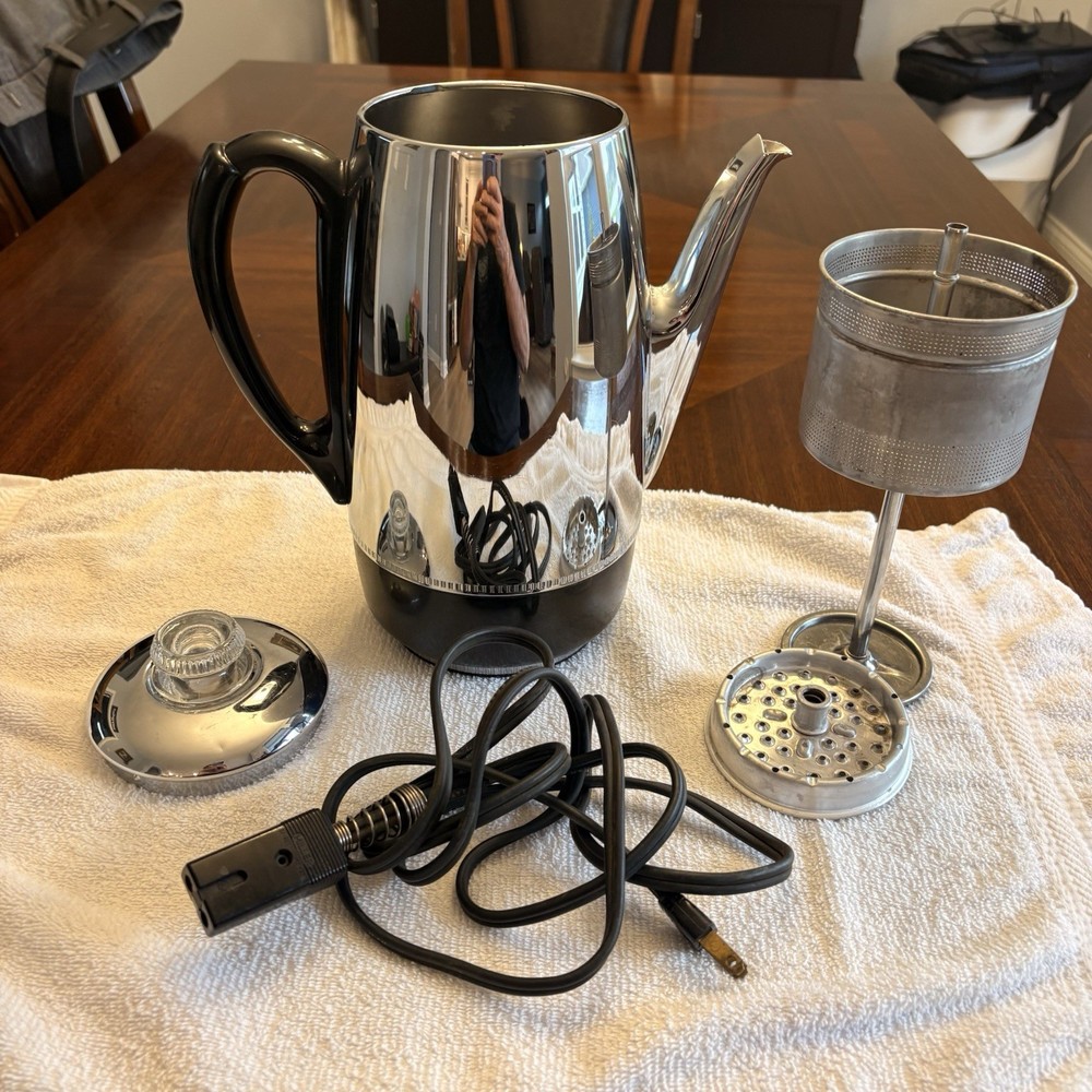 Vintage Sunbeam Deluxe Automatic Percolator AP-16 | 10 Cup
