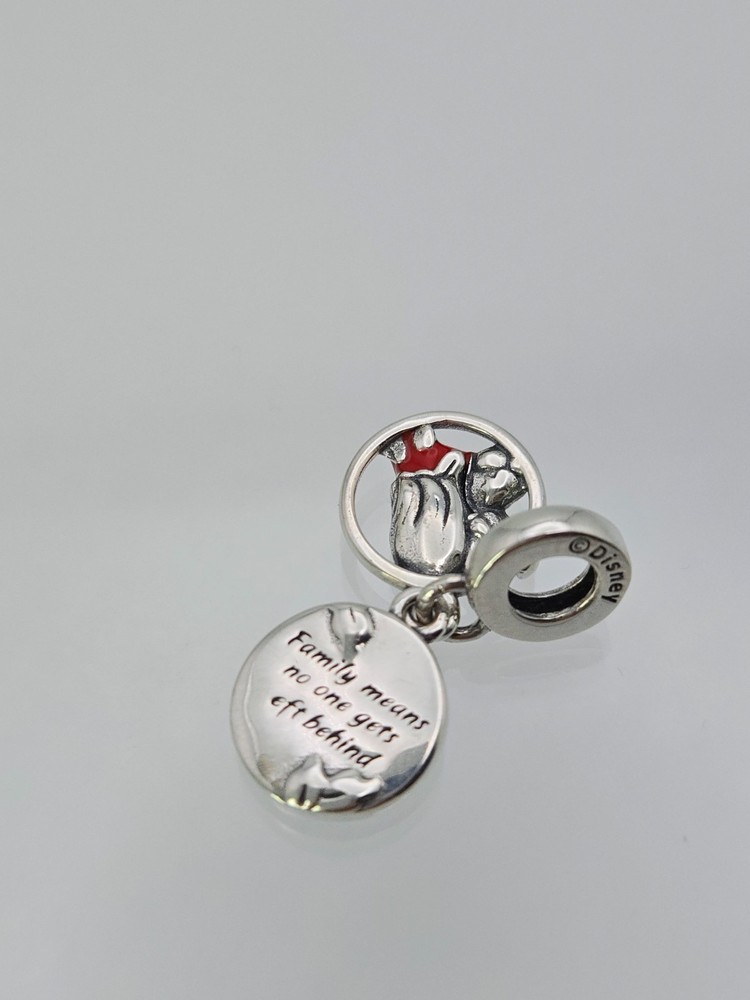 Authentic Pandora Silver lilo stitch Charm