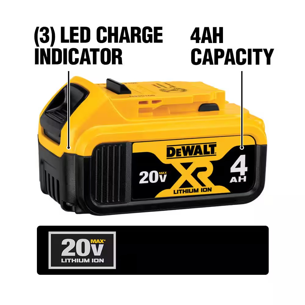 20V MAX Cordless Battery Powered String Trimmer & Blower Combo Kit with (1) 4 Ah
