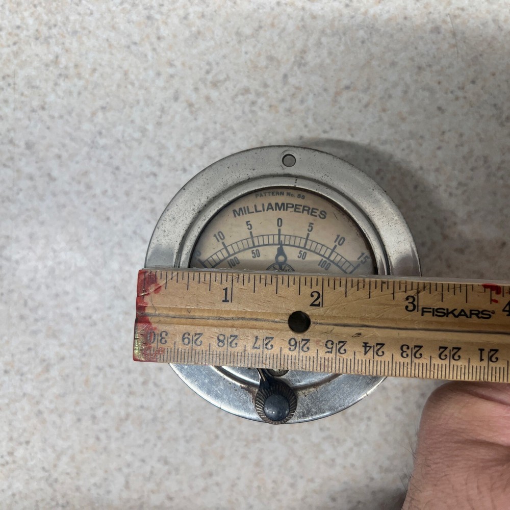 Vintage Jewel Electronics Milliamp Meter Pattern #55 UNTESTED