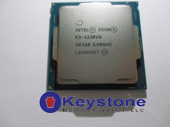INTEL XEON E3-1230V6 SR328 QUAD CORE PROCESSOR 3.50GHZ *km