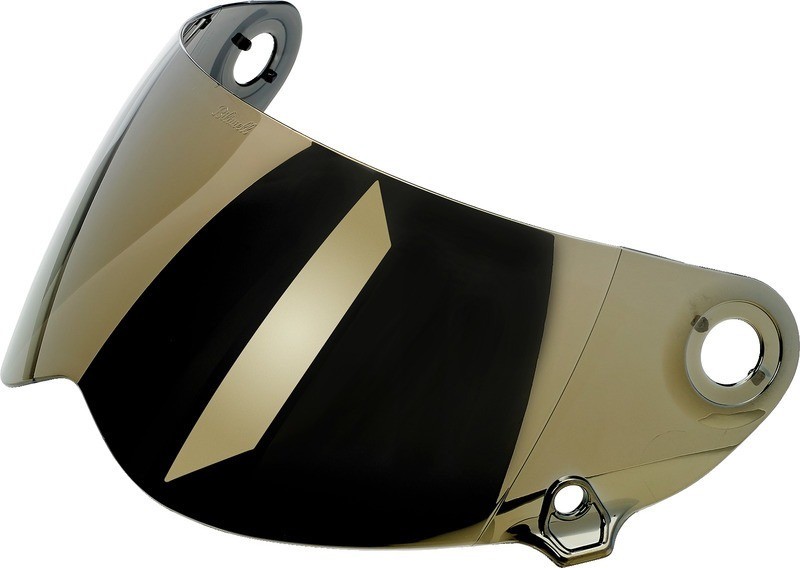 Biltwell Lane Splitter Gen 2 Gold Mirror Shield