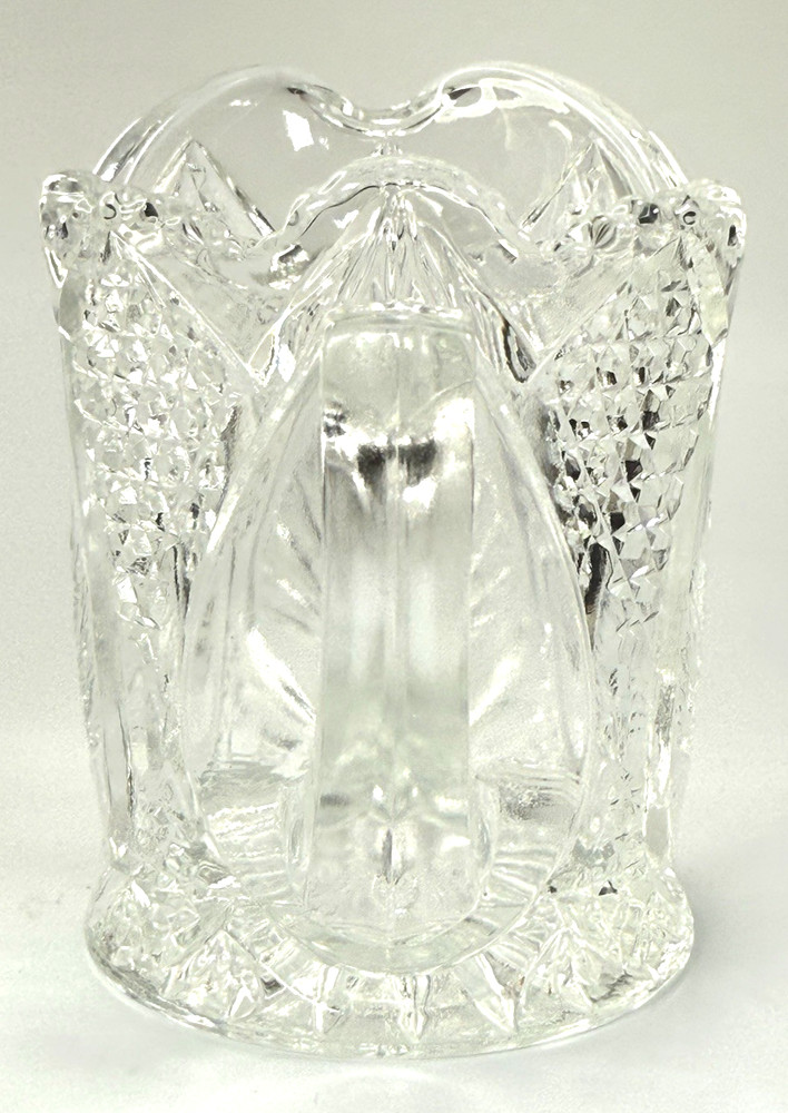 EAPG Glass Cream & Sugar Set
