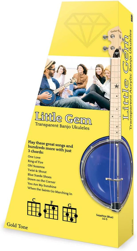 LITTLE GEM Banjo Uke - Sapphire