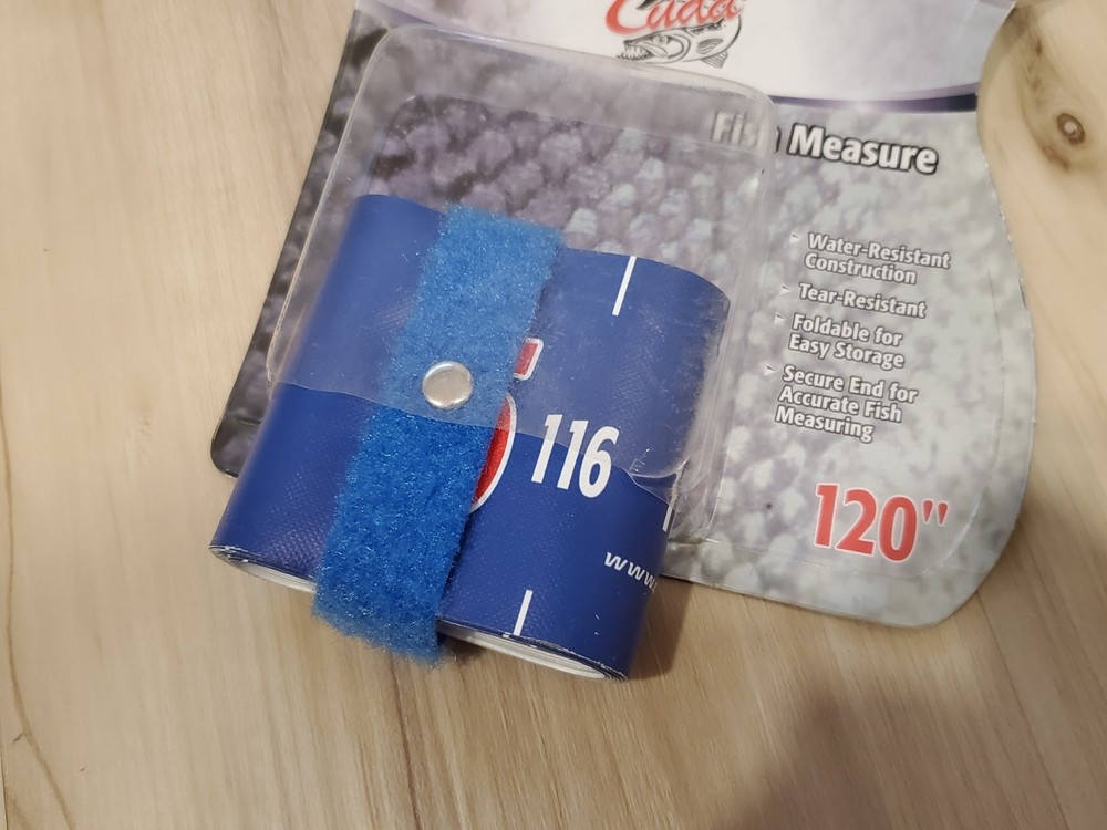 Cuda - 120" Fish Tape Measure w/ Hook and Loop Storage Strap - New open package
