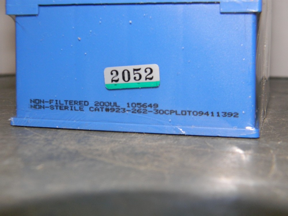 Molecular BioProducts 923-262-30CPLOT09411392, Non Filtered 200UL 105649
