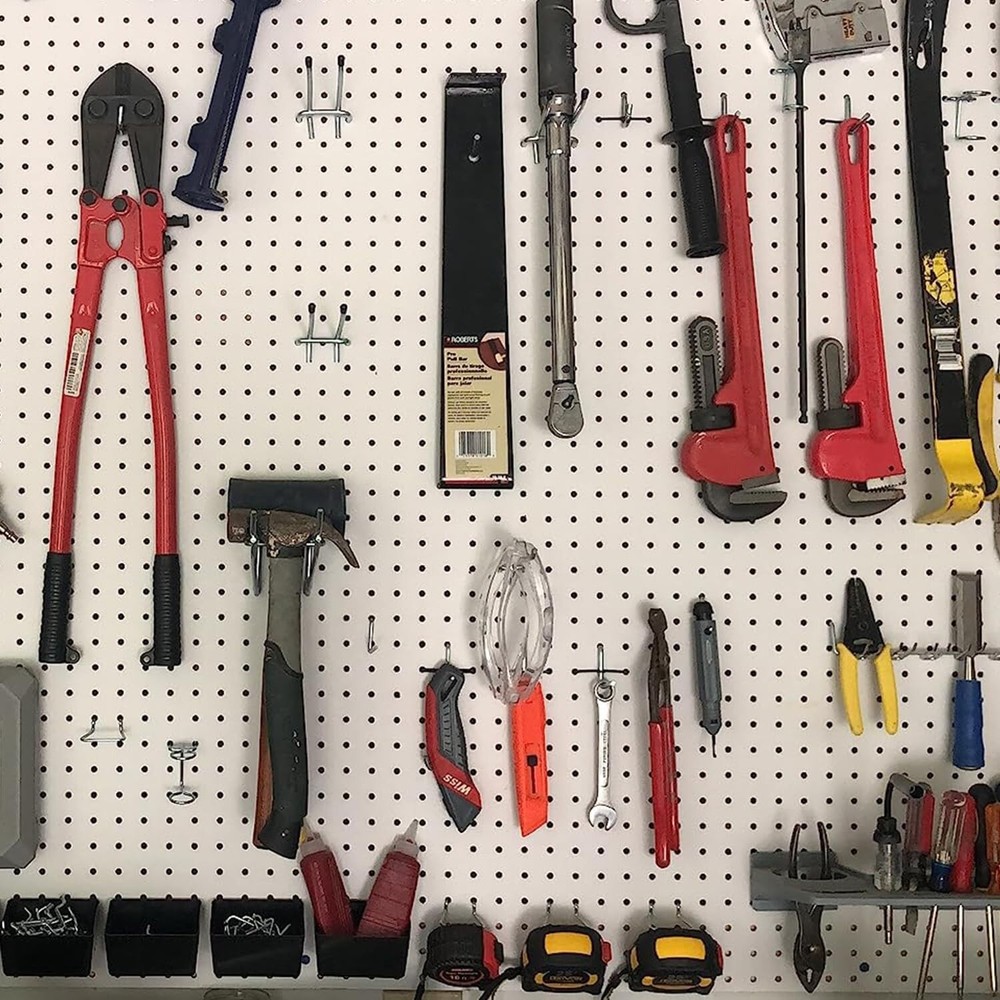 278PCS Pegboard Accessories Organizer Kit, Peg Board Hooks Assortment with Bi...