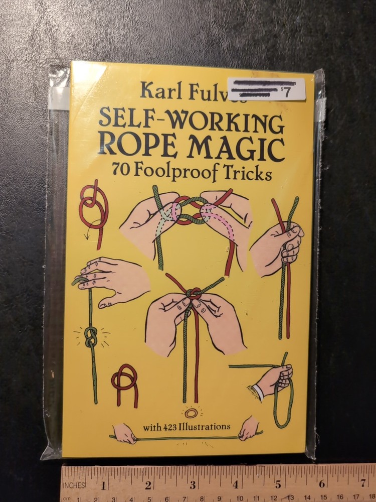 Karl Fulves SELF WORKING ROPE MAGIC 70 TRICKS Book