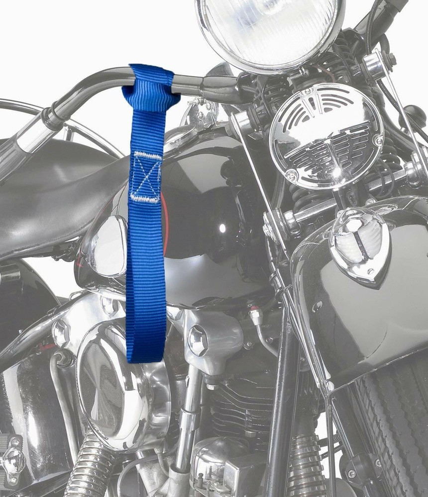 6Pack Soft Loop Tie Down Straps Lashing Heavy Duty Motorcycle Handlebar 4500LBS