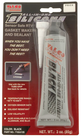 Black 3 Oz Silicone  VALCO 710XX135