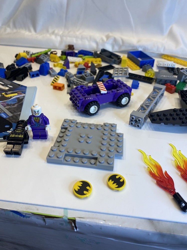 lego blocks and 3 figures with booklet