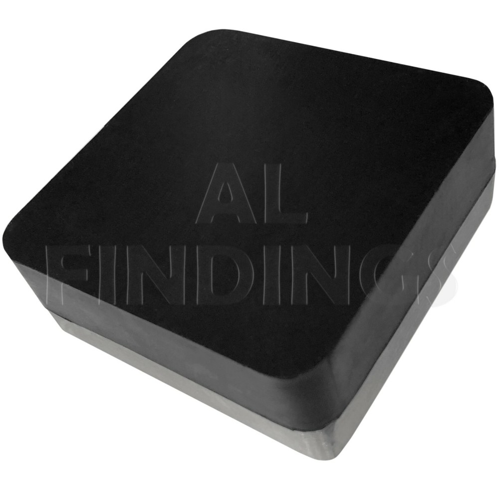 Solid Steel & Rubber Dapping Doming Bench Block Anvil 60 x 25mm CRAFT TOOL