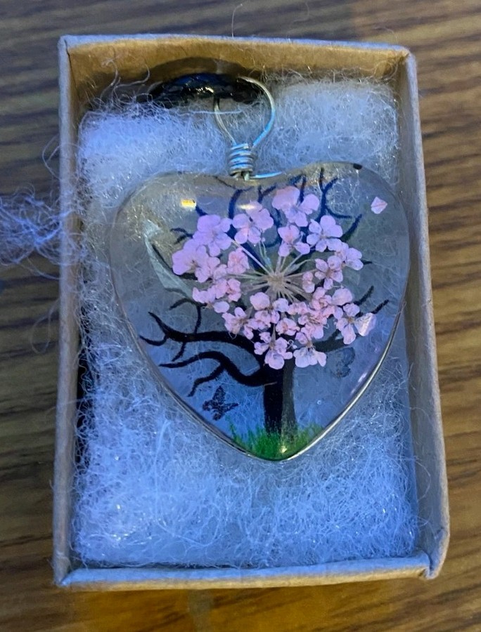 Resin Tree Necklace