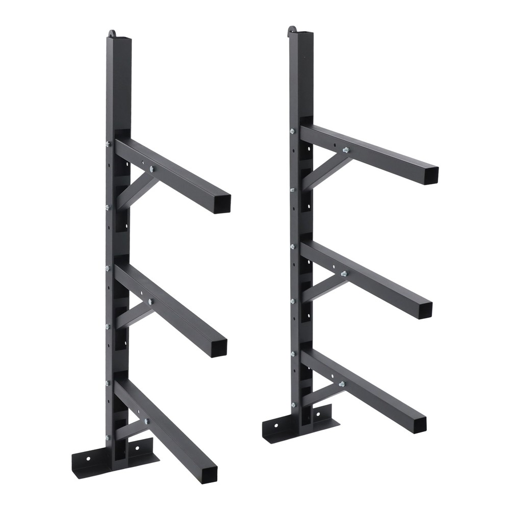 2* 3-Tier Container Shelving Bracket Set Cargo Container Storage Shelf Brackets