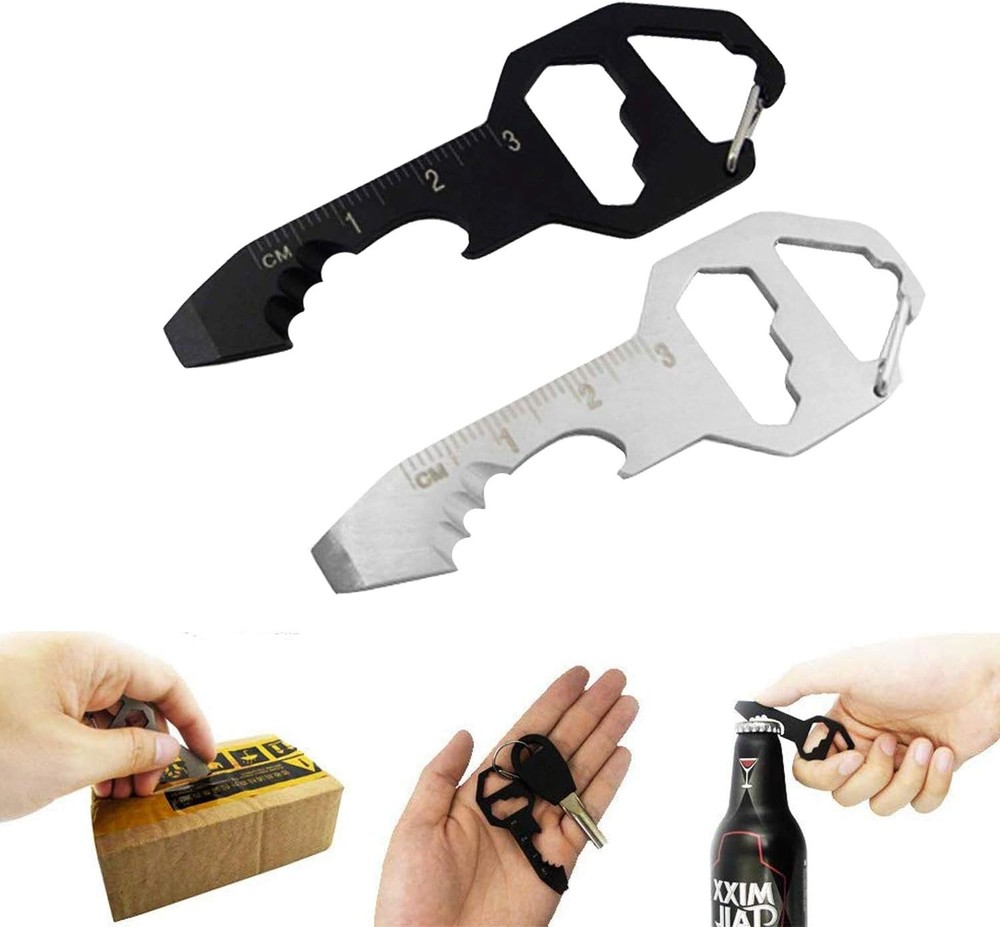 Keychain bottle opener multitool everyday carry gadget
