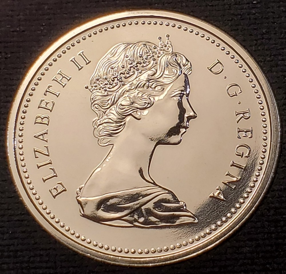 1977 Type 2 SP Canada One Dollar Unc SPECIMEN Nickel Dollar