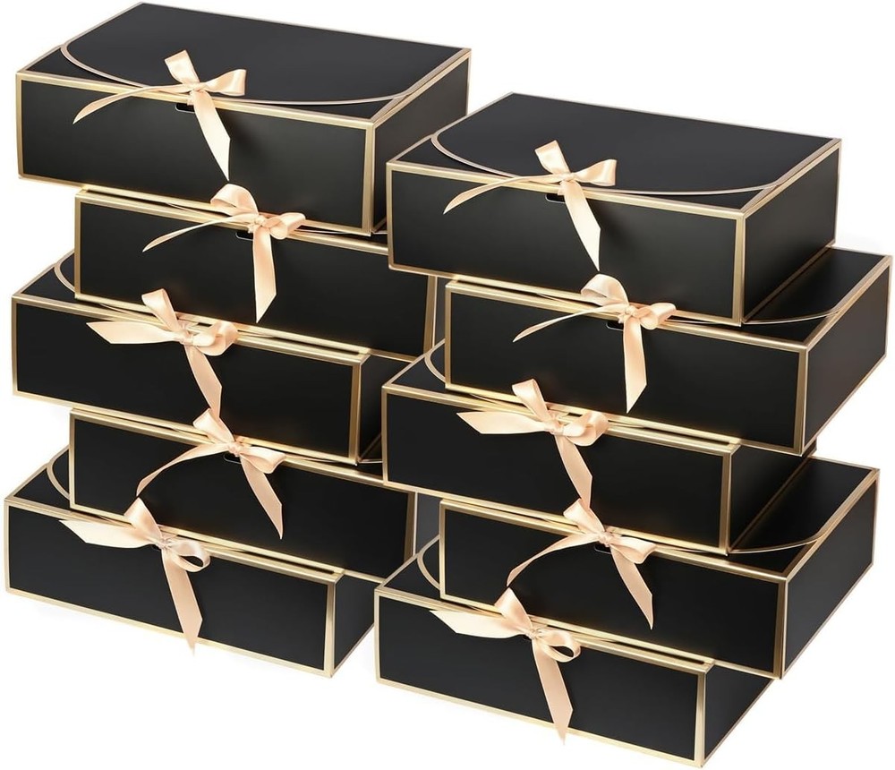 Lar  Boxes with Lids,. Bridesmaid Proposal Box, Bla