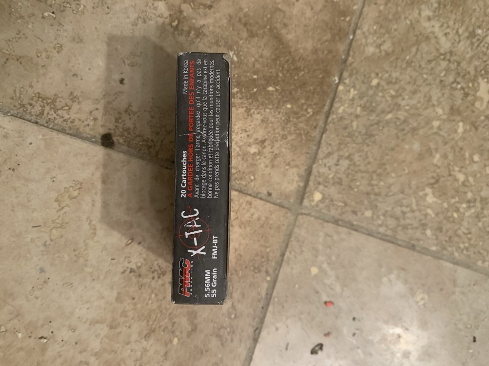 Vintage Ammunition Box Pmc 5.56 Empty Box