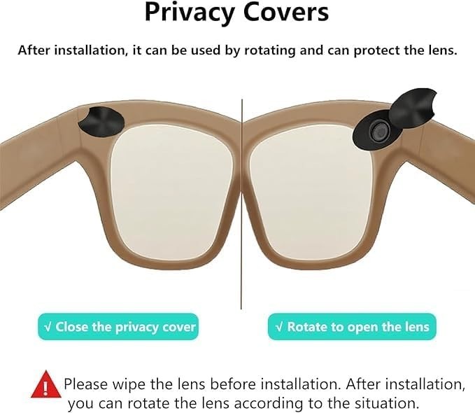 Smart Glasses Accessory Bundle: Privacy, Comfort, and Cleaning Solutions