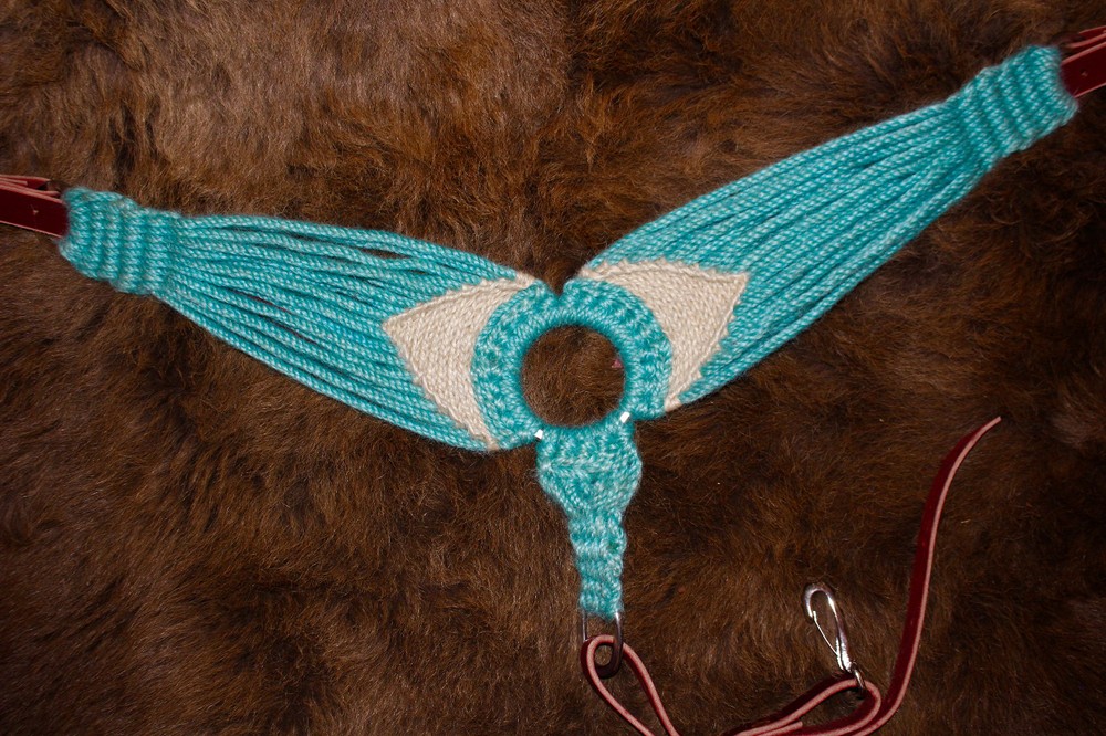 Breast Collar ~ Custom ~ Handmade, 100% Mohair